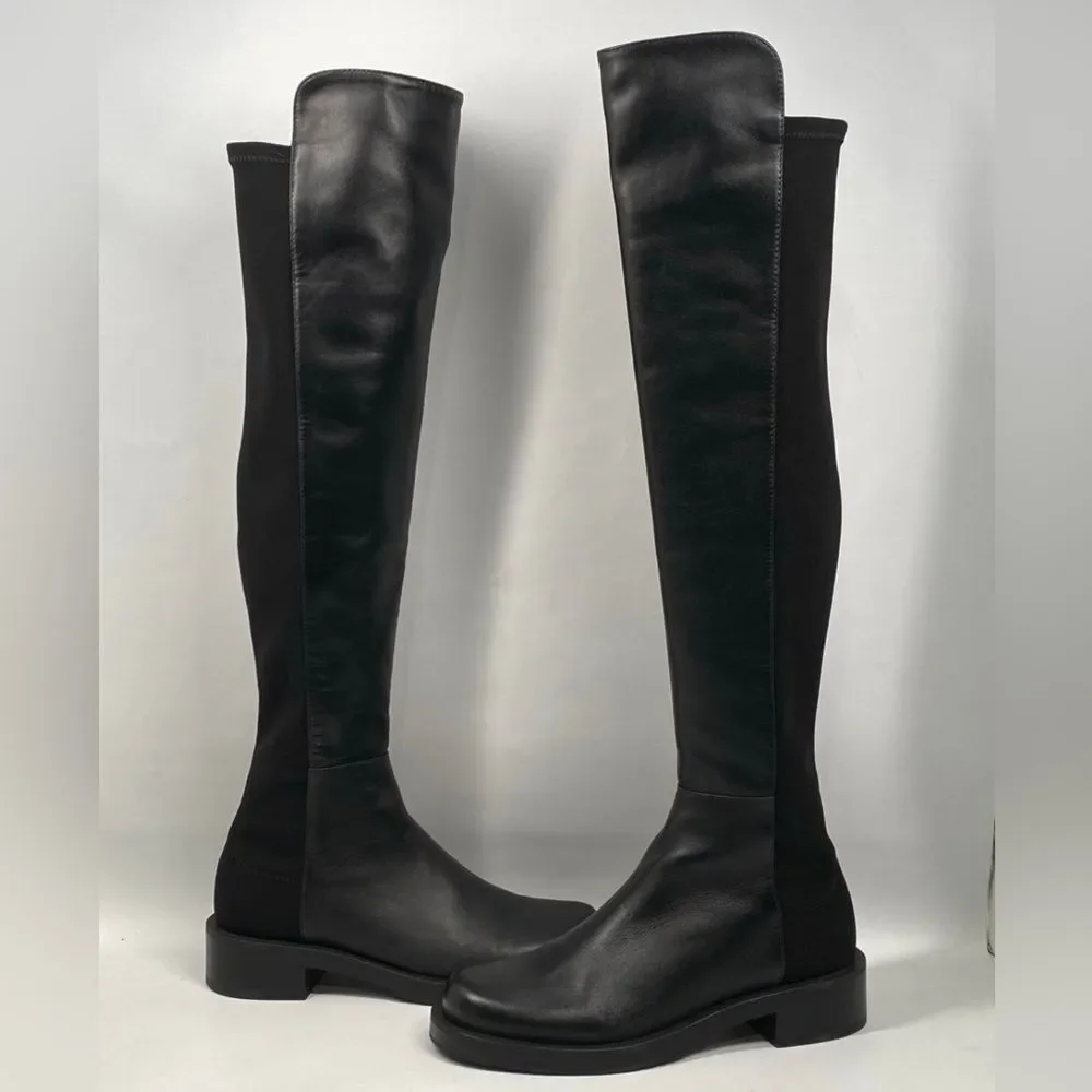 Stuart Weitzman Leather Over-The-Knee Boots size 6